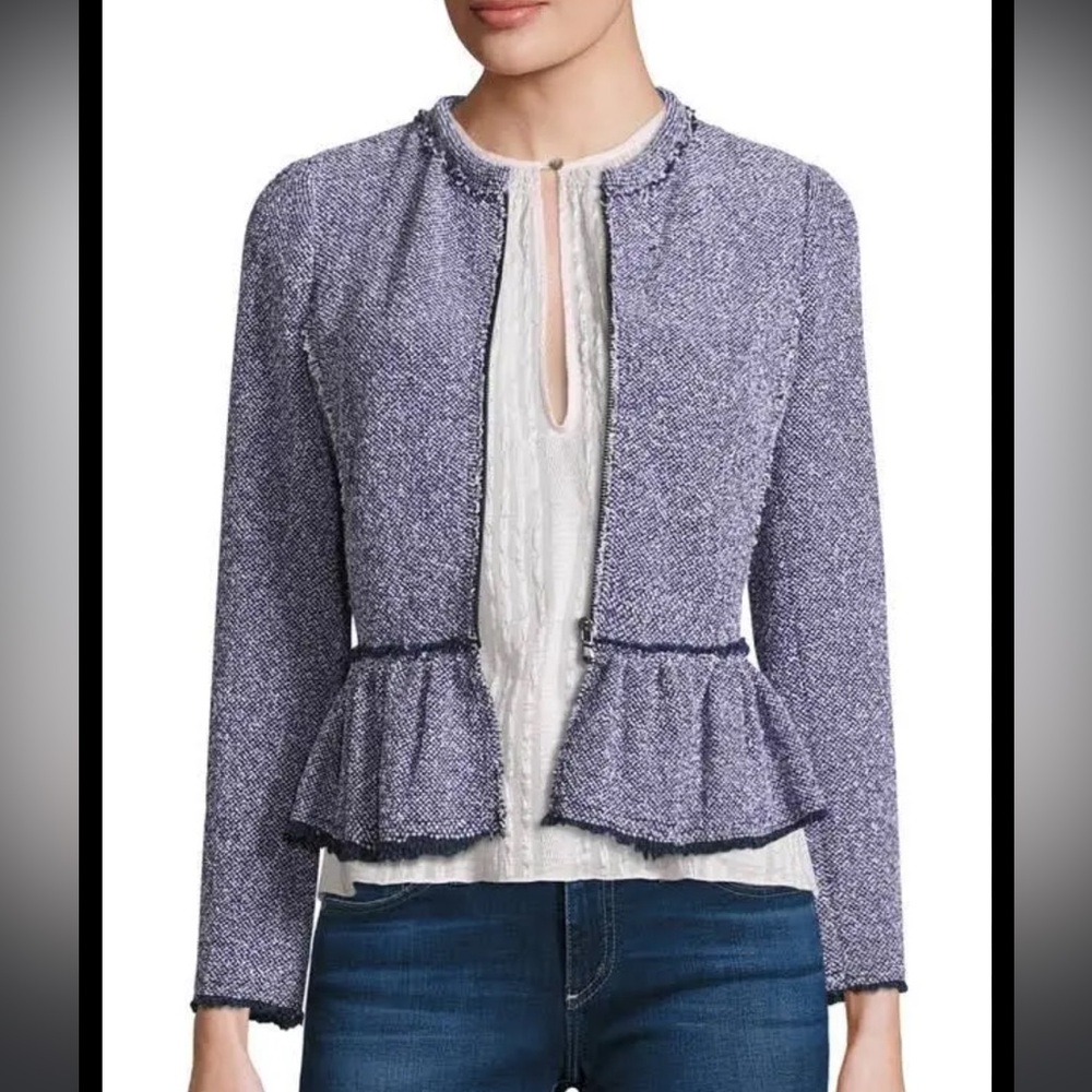 Rebecca Taylor Tweed Peplum Jacket